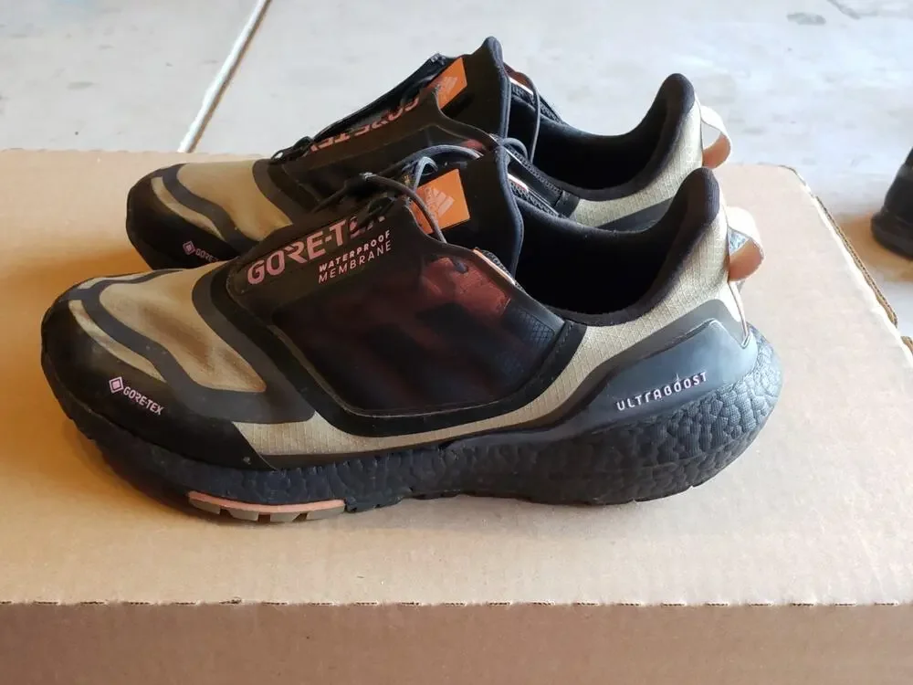 Adidas Ultraboost 22 Gore-Tex Shoes Size 15 Mens Brown Hiking Running GZ6876
